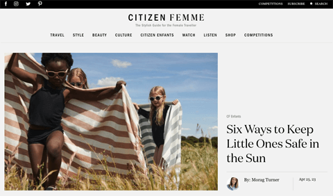News sur Citizen Fan - Lison Paris