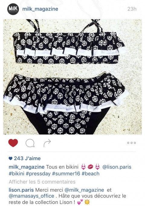 Parution presse MILK Magazine - Lison Paris