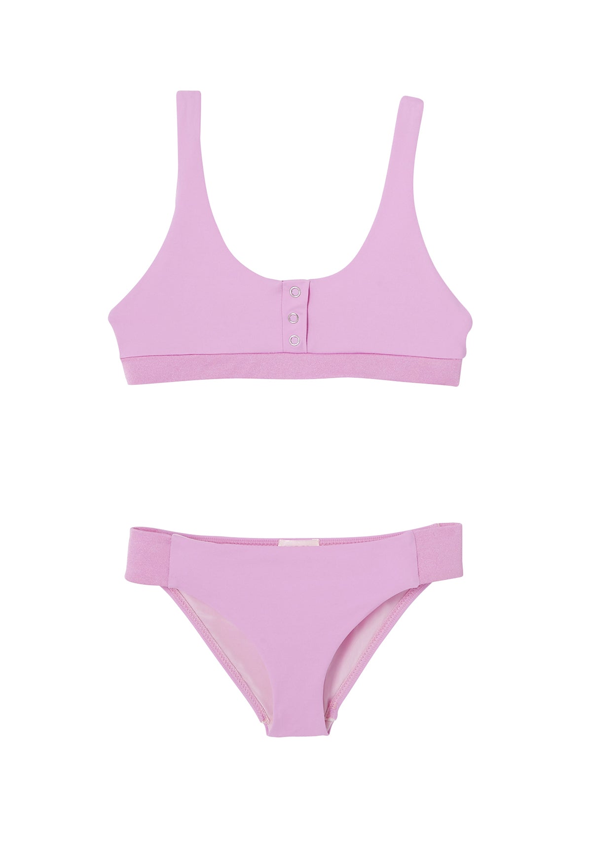 Maillot de bain deux pièces fille anti-uv lila | ACAPULCO