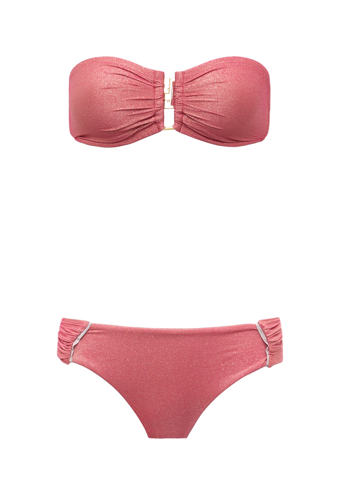 Women's khaki bikini top | CALVI 2P