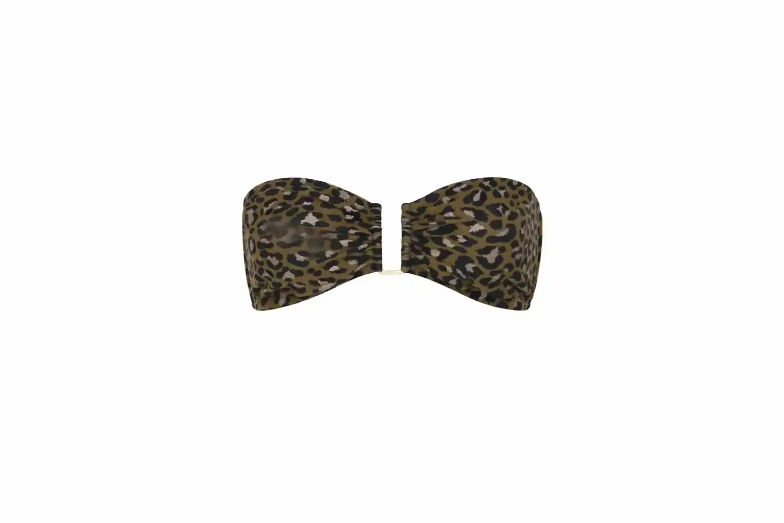 Women's leopard swimsuit top | TANZANIA 2P