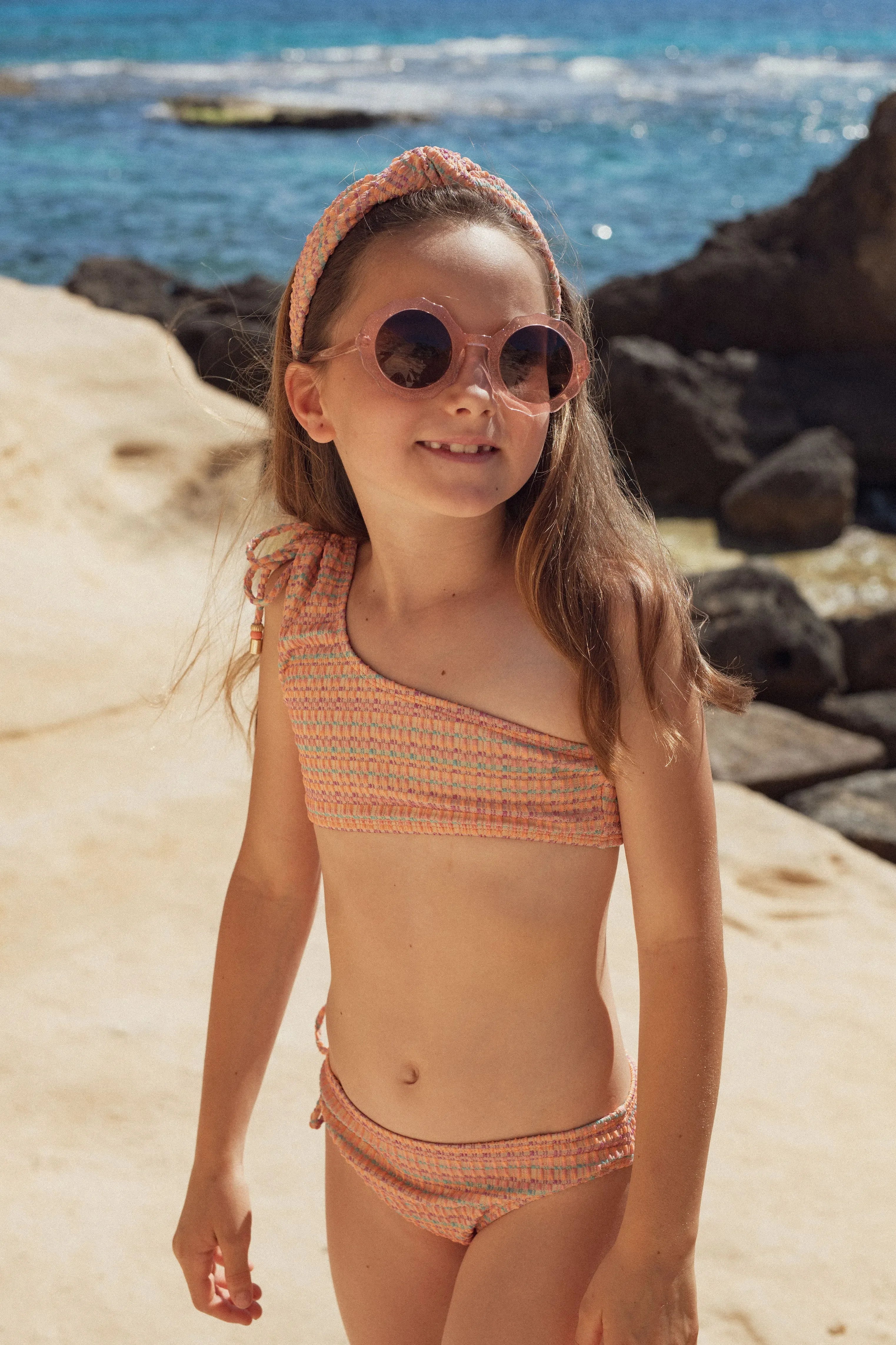 Maillot de bain deux pièces brassière, corail | COCO 2P