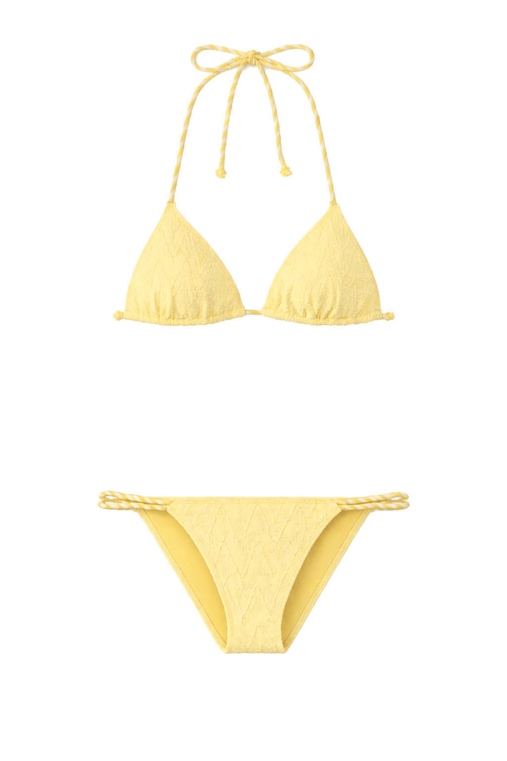 Girls' two-piece swimsuit, yellow | MOJITO 2P