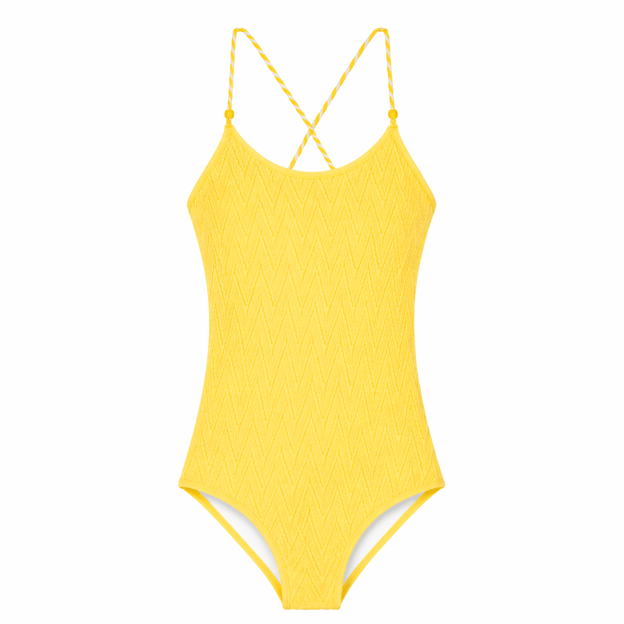 Maillot de bain une pièce filles, jaune | MOJITO 1P