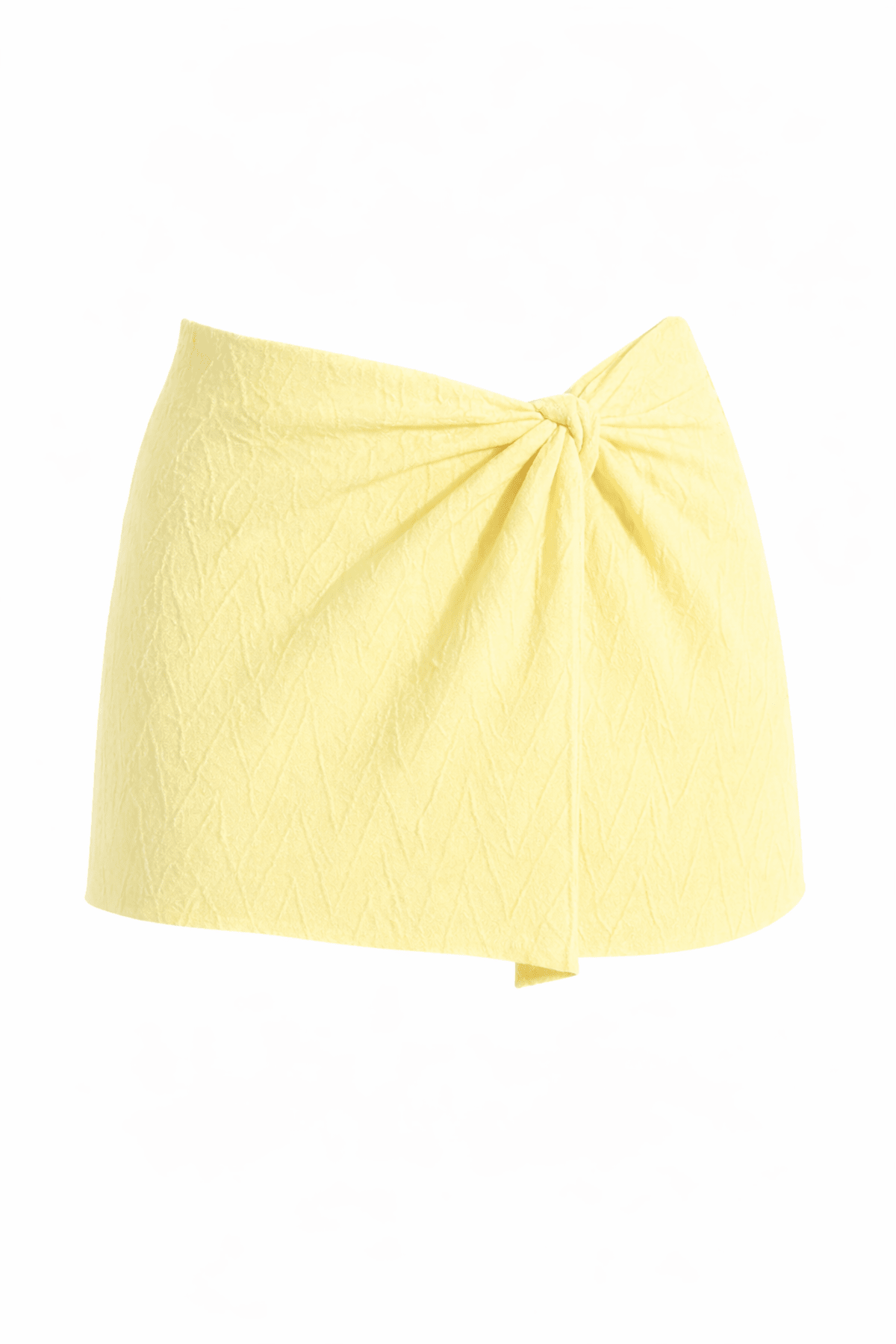 Knotted skirt, yellow | MOJITO SKIRT
