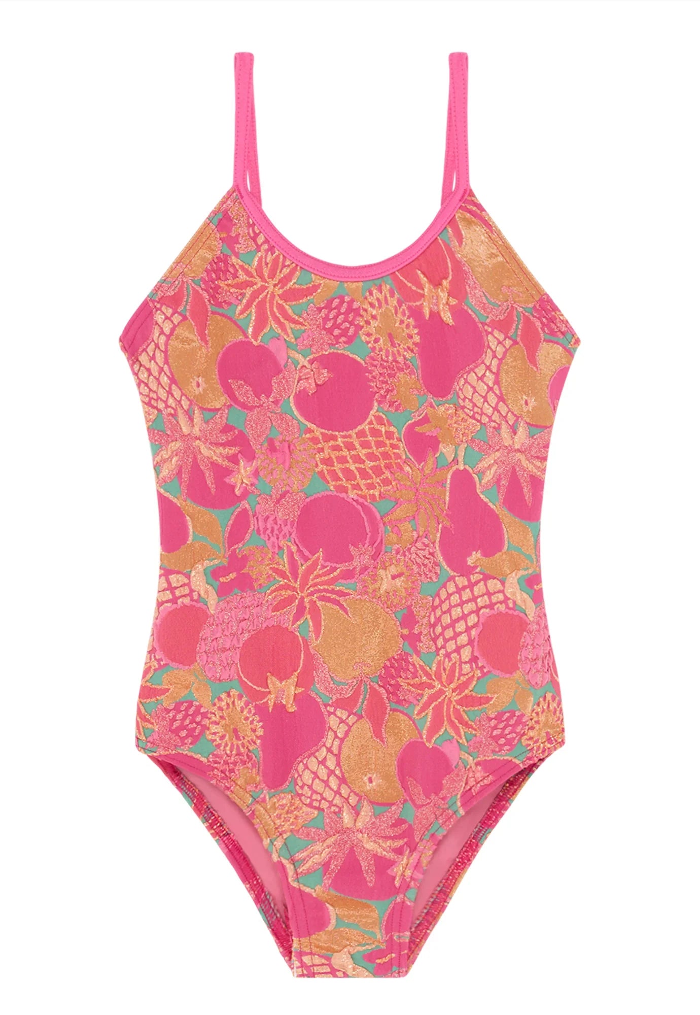 Maillot une pièce fille, rose | TUTTI FRUTTI 1P