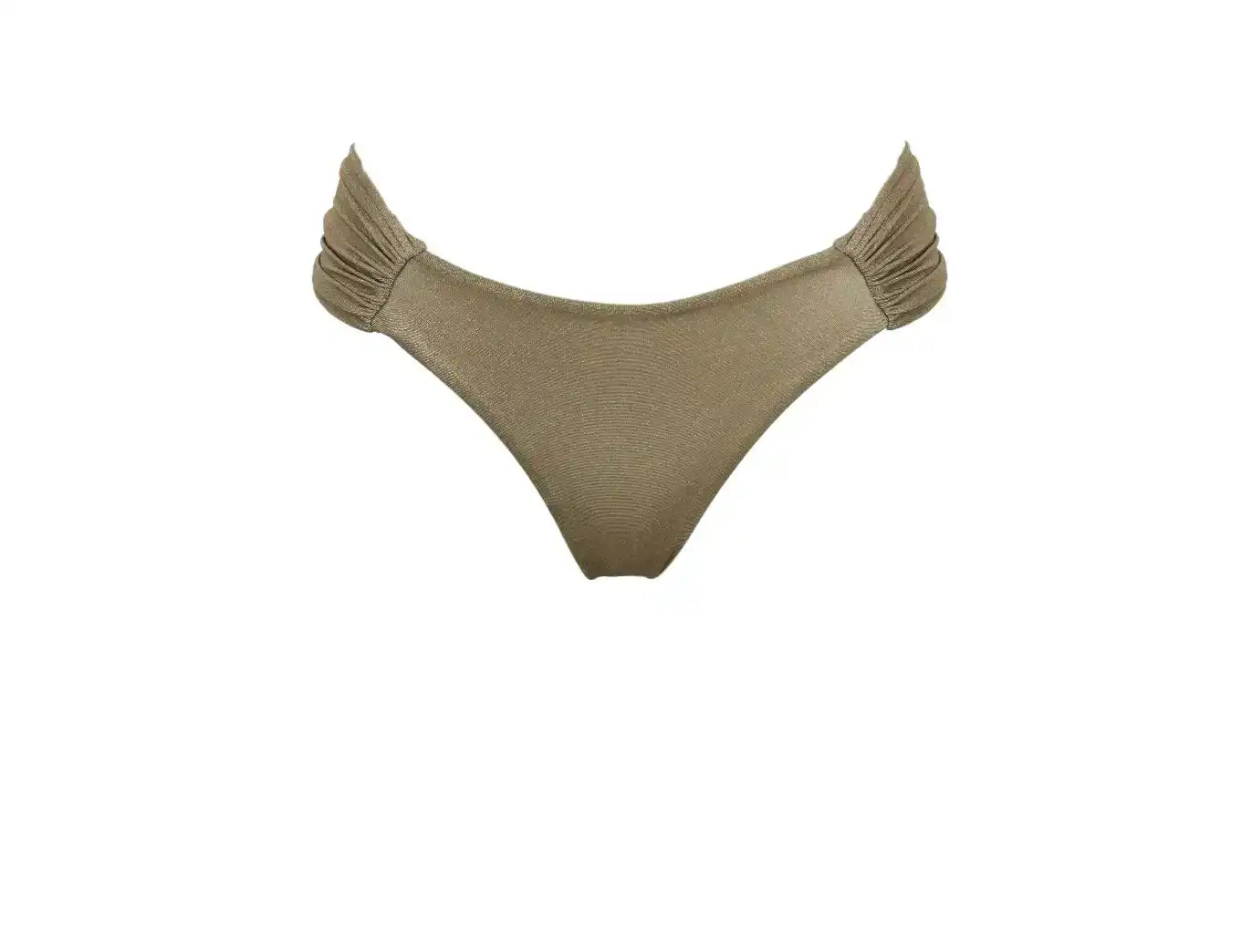 Women's khaki bikini bottoms | CALVI 2P