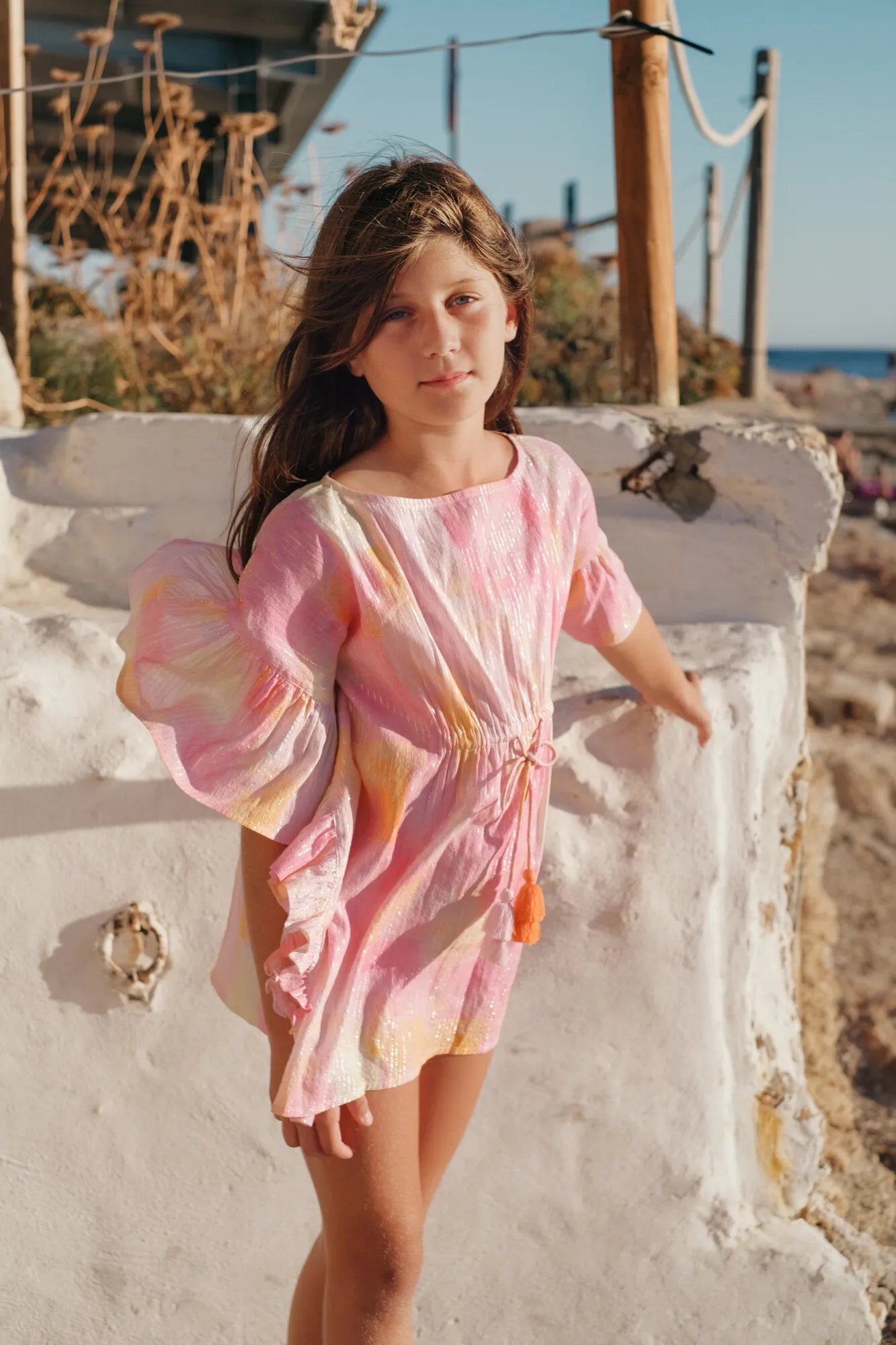 Caftan fille, imprimé | CAFTAN KOKOMO - Lison Paris