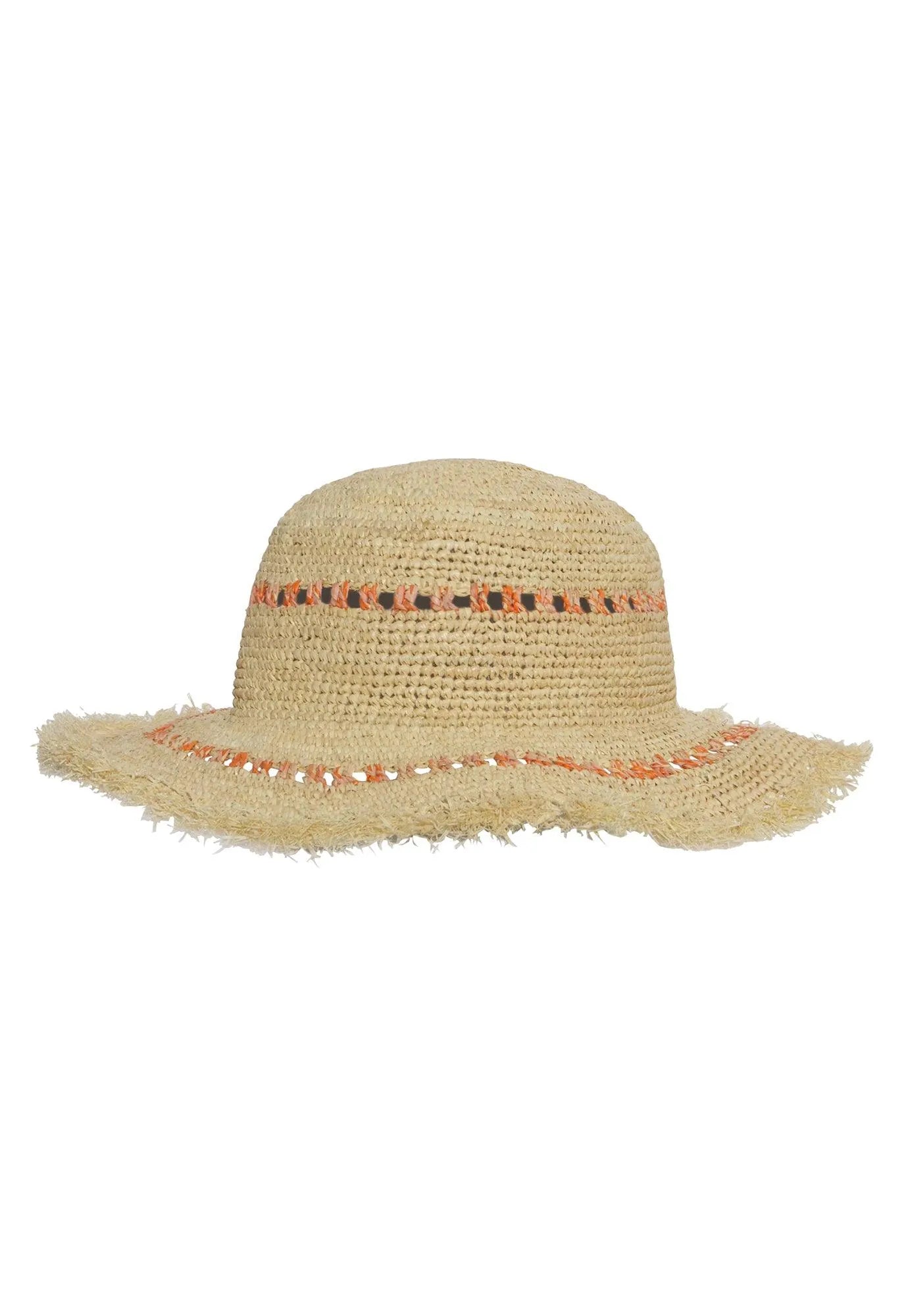 Chapeau de plage fille, raphia | CHAPEAU GIVERNY - Lison Paris