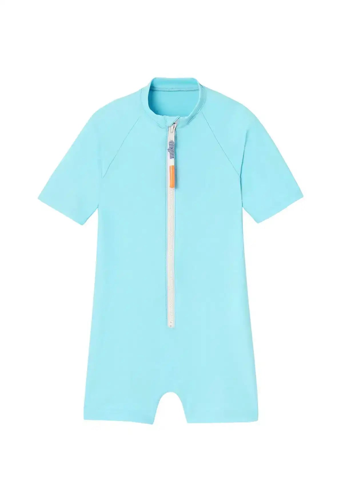 Boys' rash guard aqua blue | BYRON