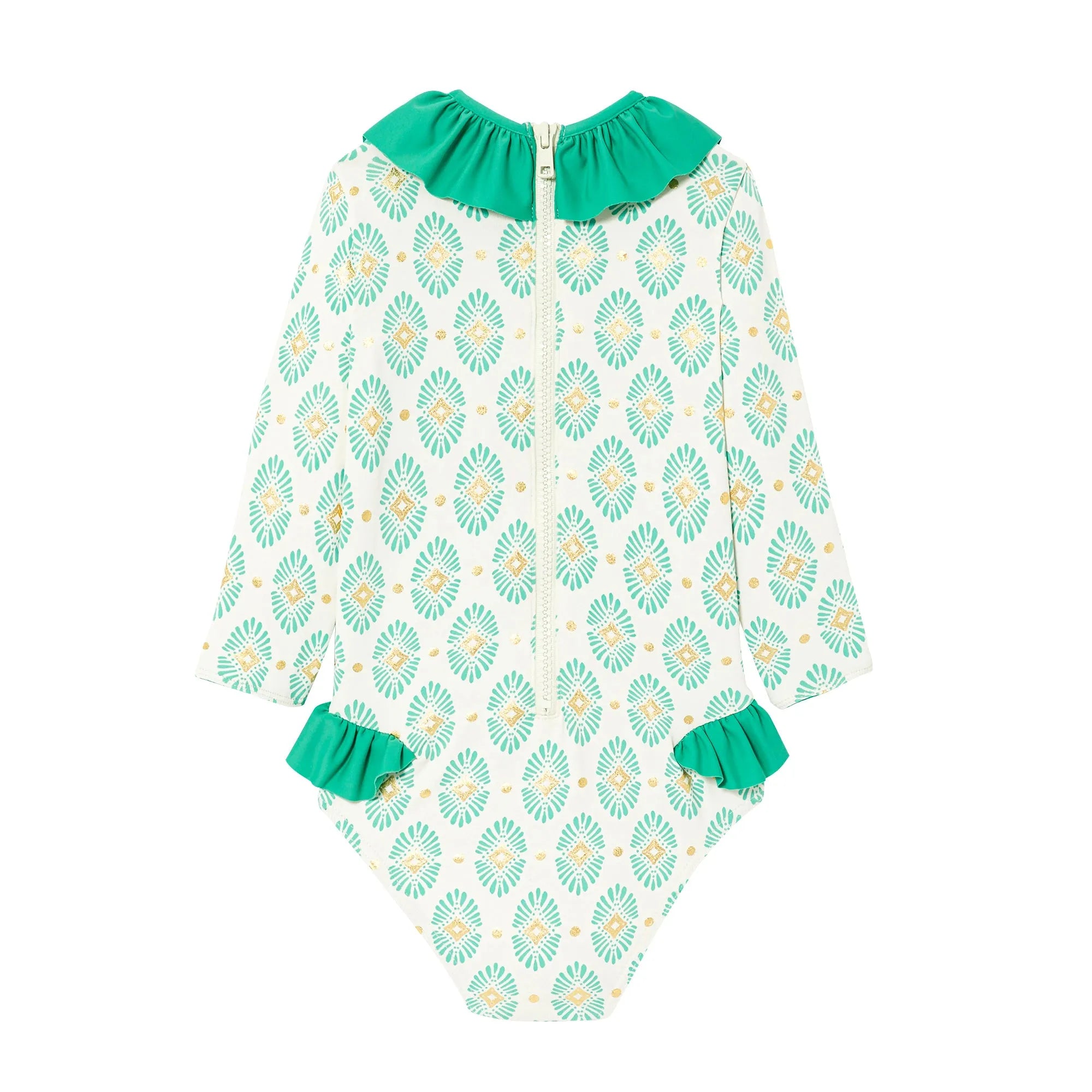 Maillot bébé fille Anti-UV, manches longues | PONDICHERY BABY - Lison Paris