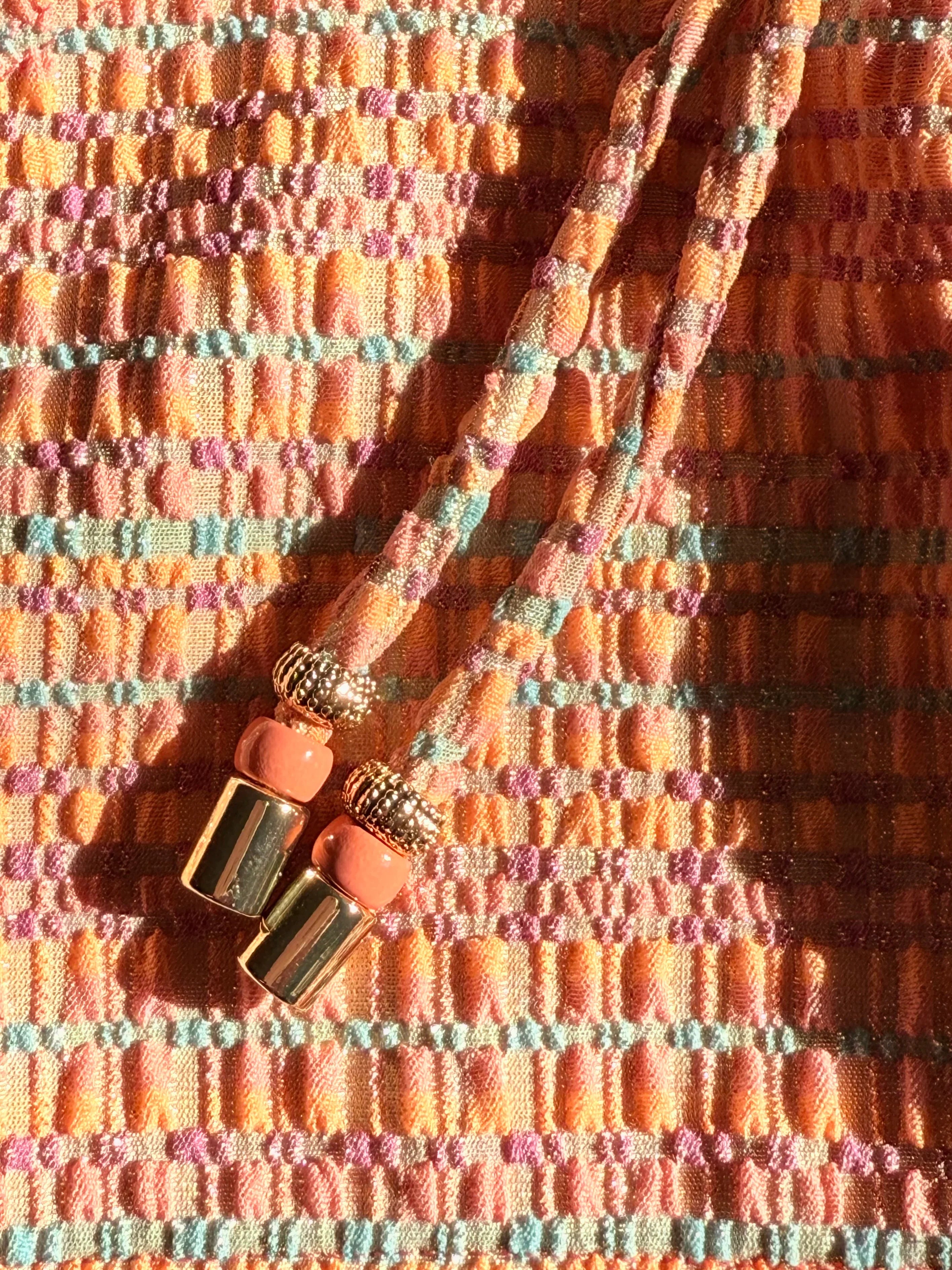 Maillot de bain deux pièces brassière, corail | COCO 2P - Lison Paris