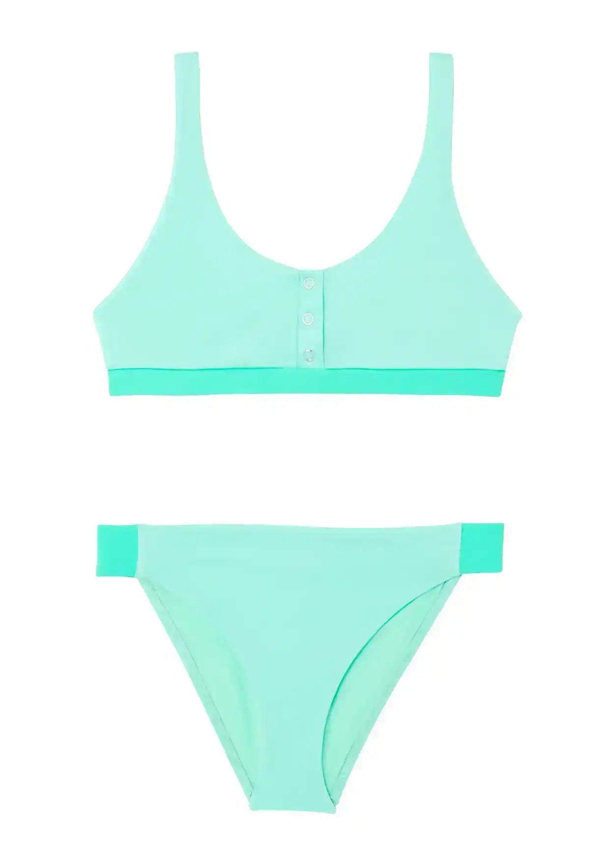 Girls' two-piece anti-UV aqua swimsuit | ACAPULCO