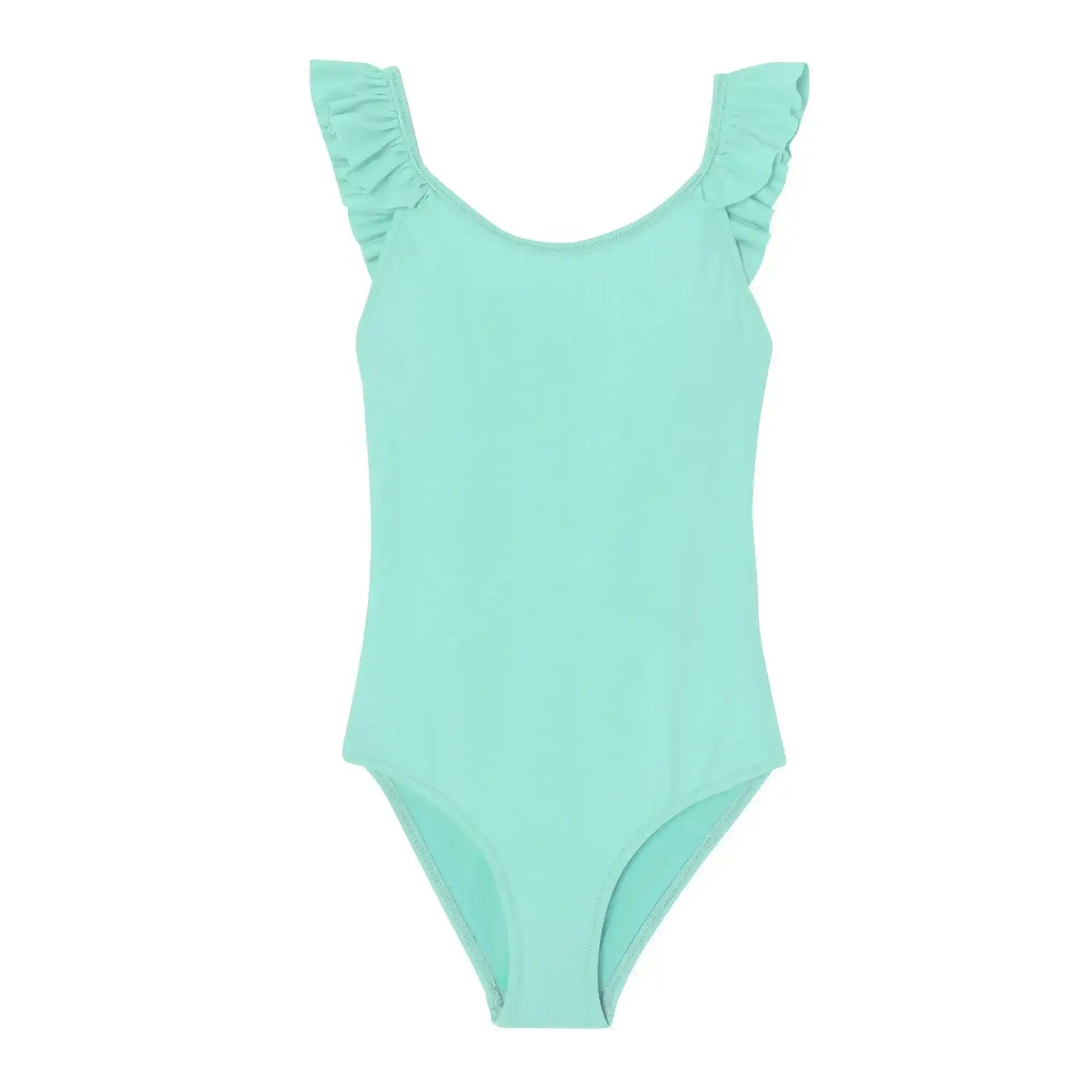 UPF50+ one-piece swimsuit, aqua | BORA BORA 1P