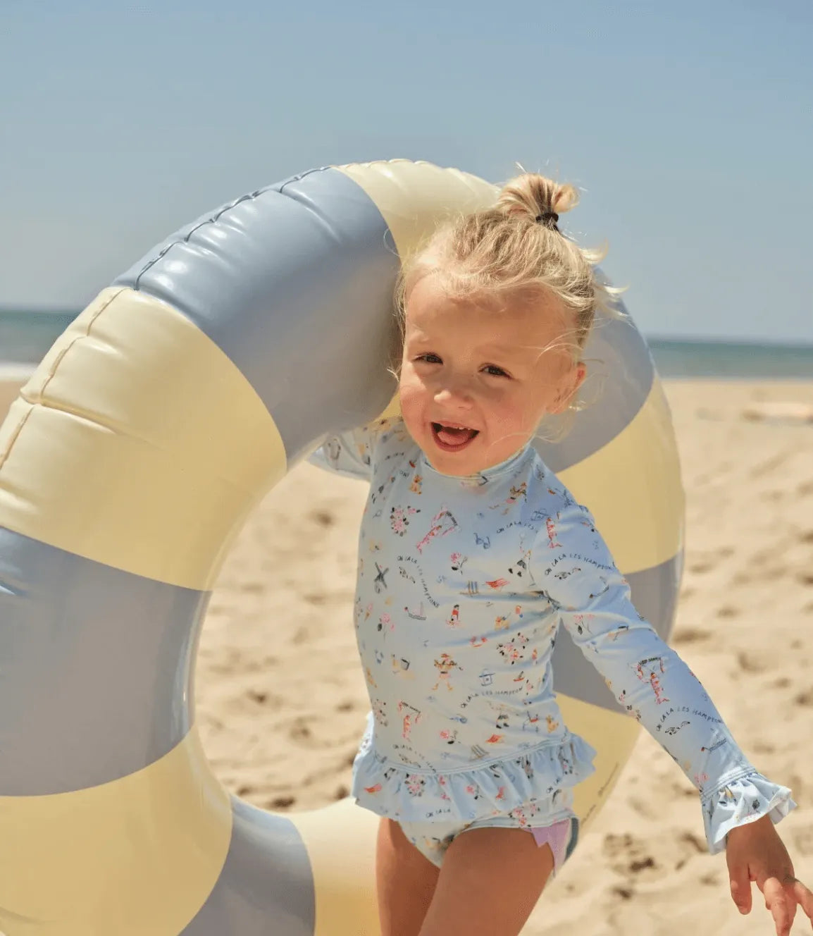 Maillot manches longues anti-uv fille, Lison Paris X Danrie | DANRIE BEBE - Lison Paris