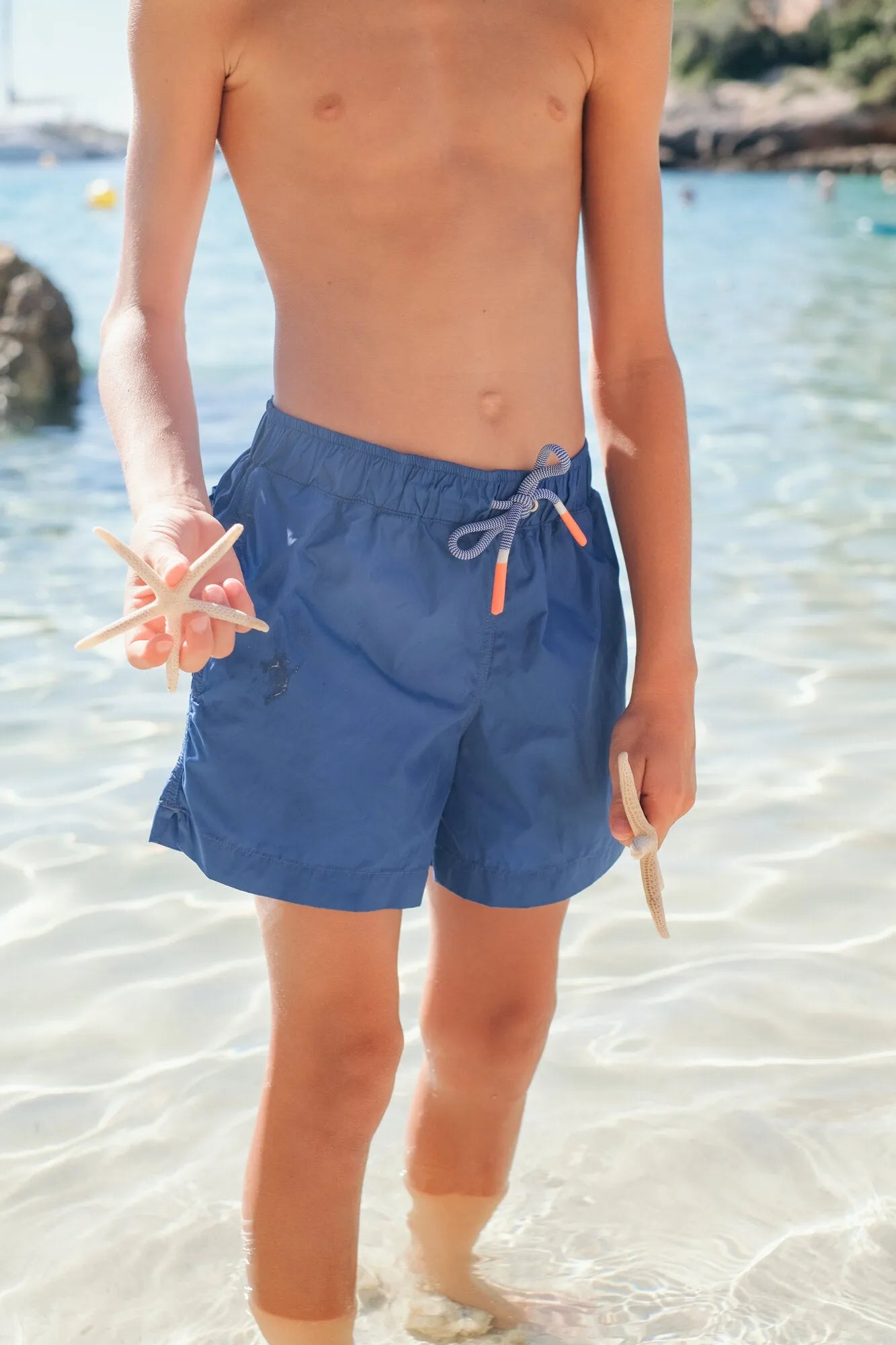 Short de bain garçon, indigo | CAPRI - Lison Paris