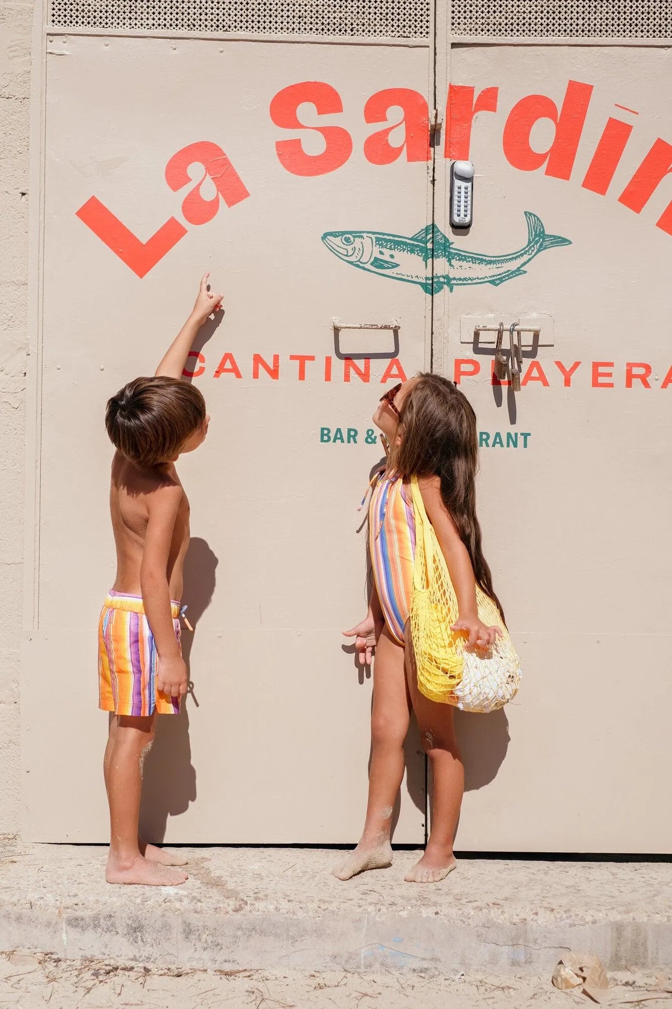 Short de bain garçon rayures | ARIZONA - Lison Paris