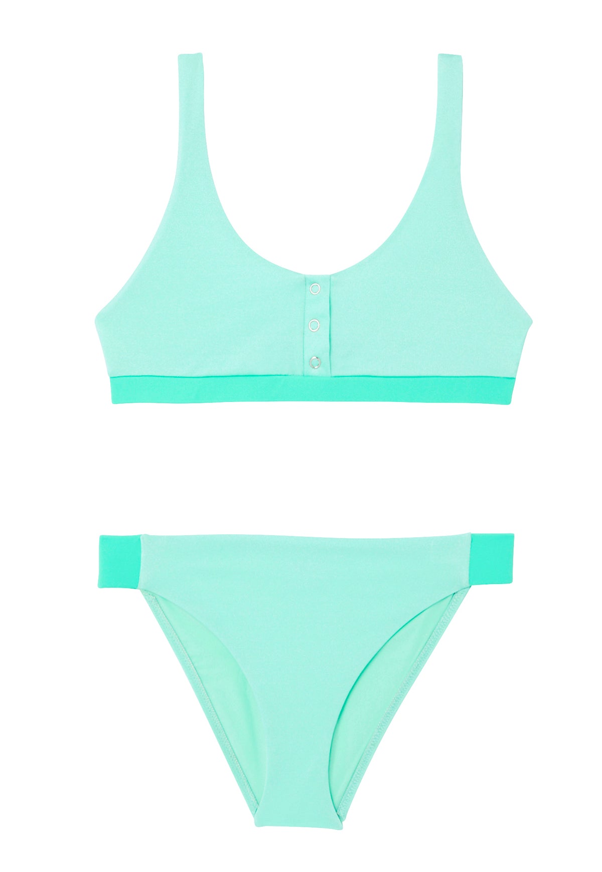Girls' two-piece anti-UV aqua swimsuit | ACAPULCO