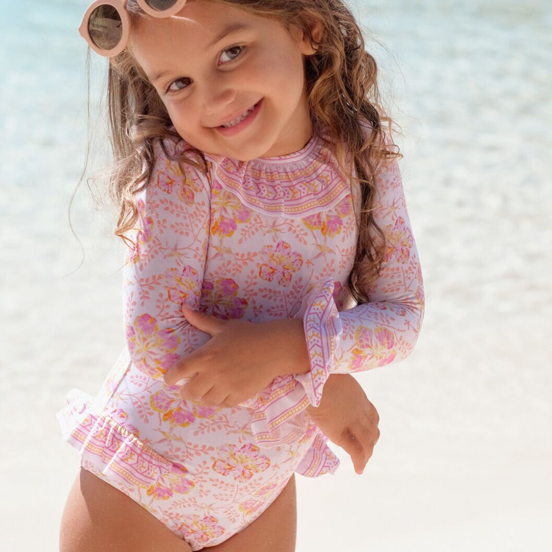 pretty kid modeling tight swimwear Lison Paris: swimwear for children, teenagers, babies and women