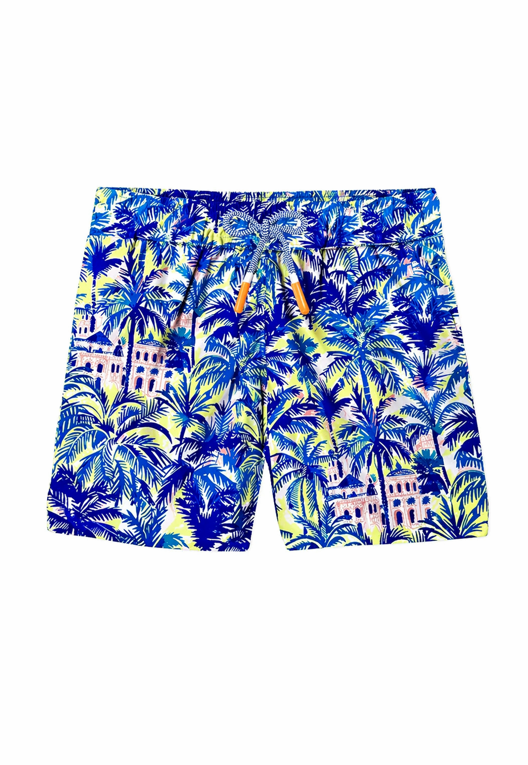 Short de bain garçon, imprimé bleu | JUNGLE