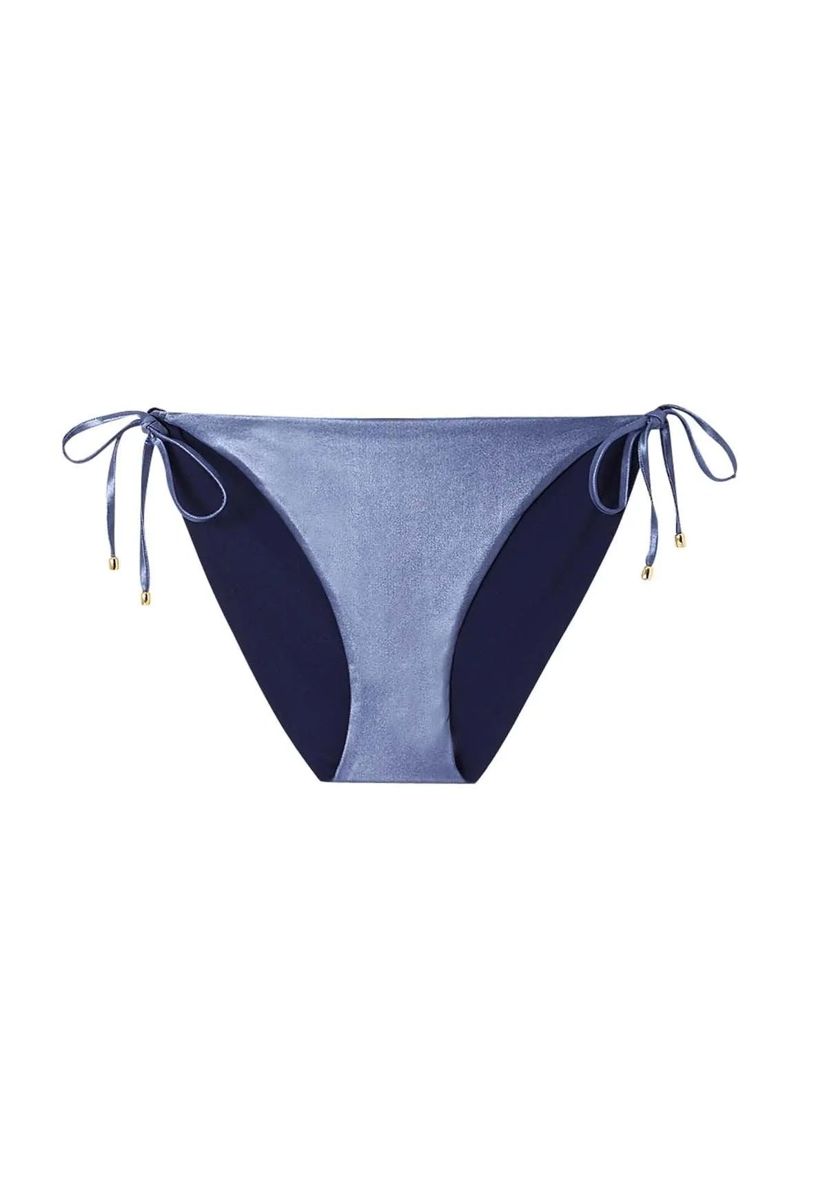 Bas de bikini réversible bleu marine | SAHARA 2P - Lison Paris