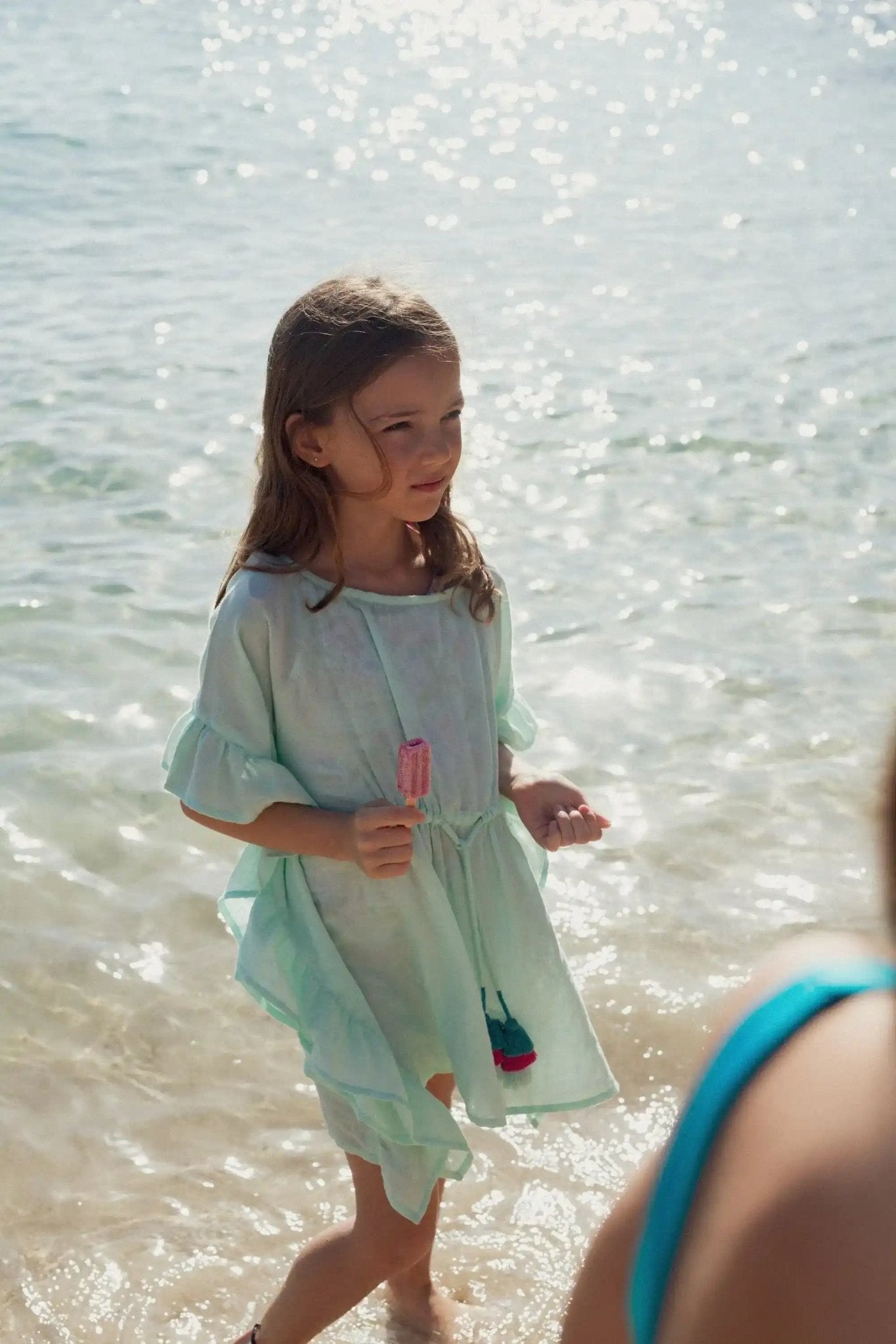 beach dress navy KJ | TWEEN | Tina Dress Cream/Black