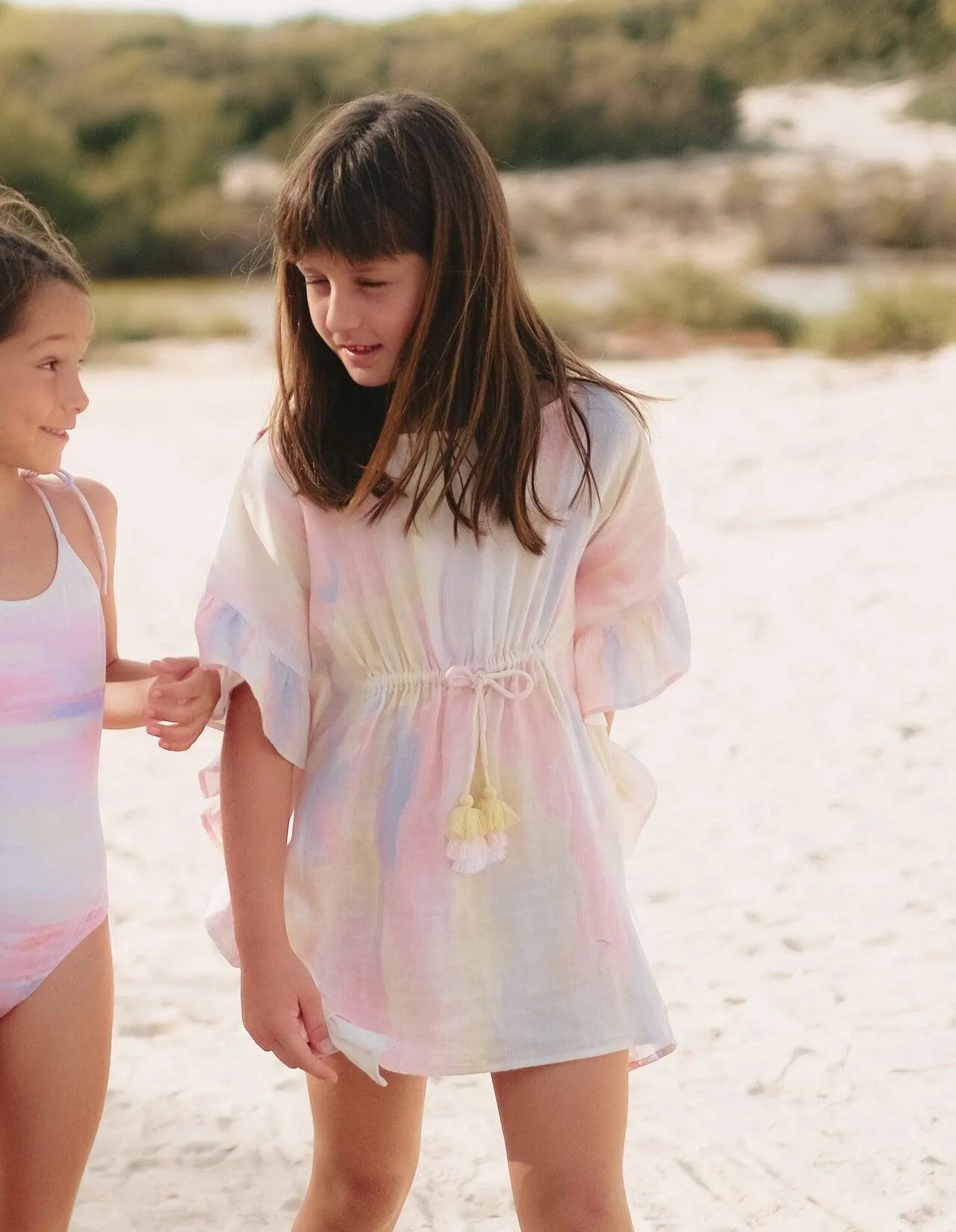 Caftan fille pastel | MOOREA - Lison Paris