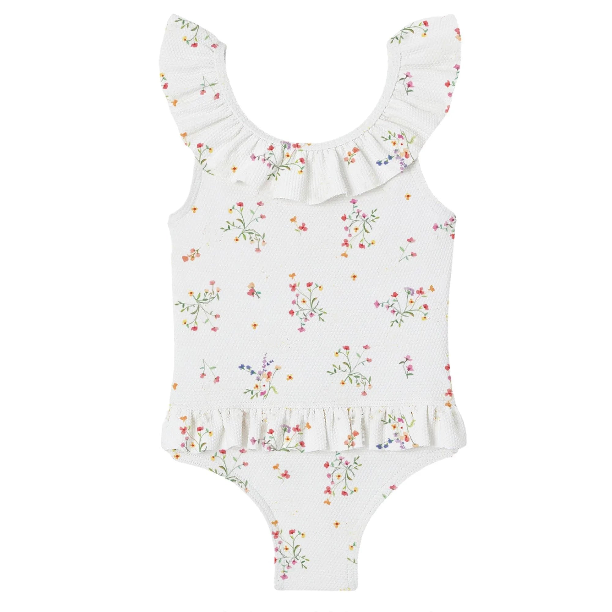 Maillot de bain 1 pièce bébé fille, imprimé fleuri | GIVERNY BEBE - Lison Paris