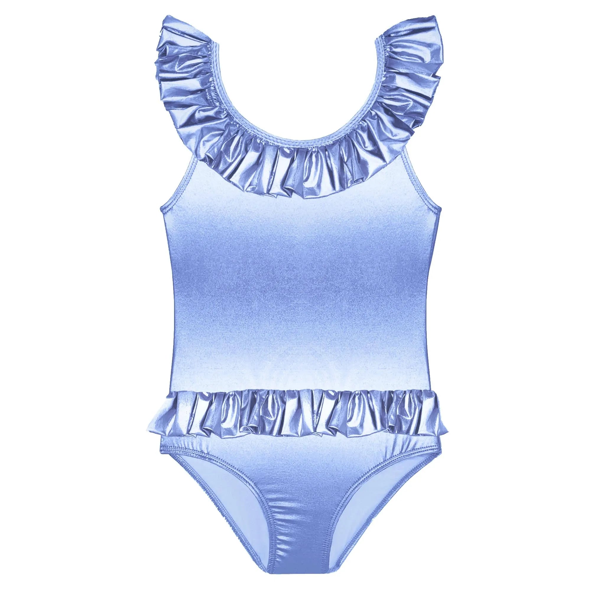 Maillot de bain fille, ciel iridescent | VENUS - Lison Paris