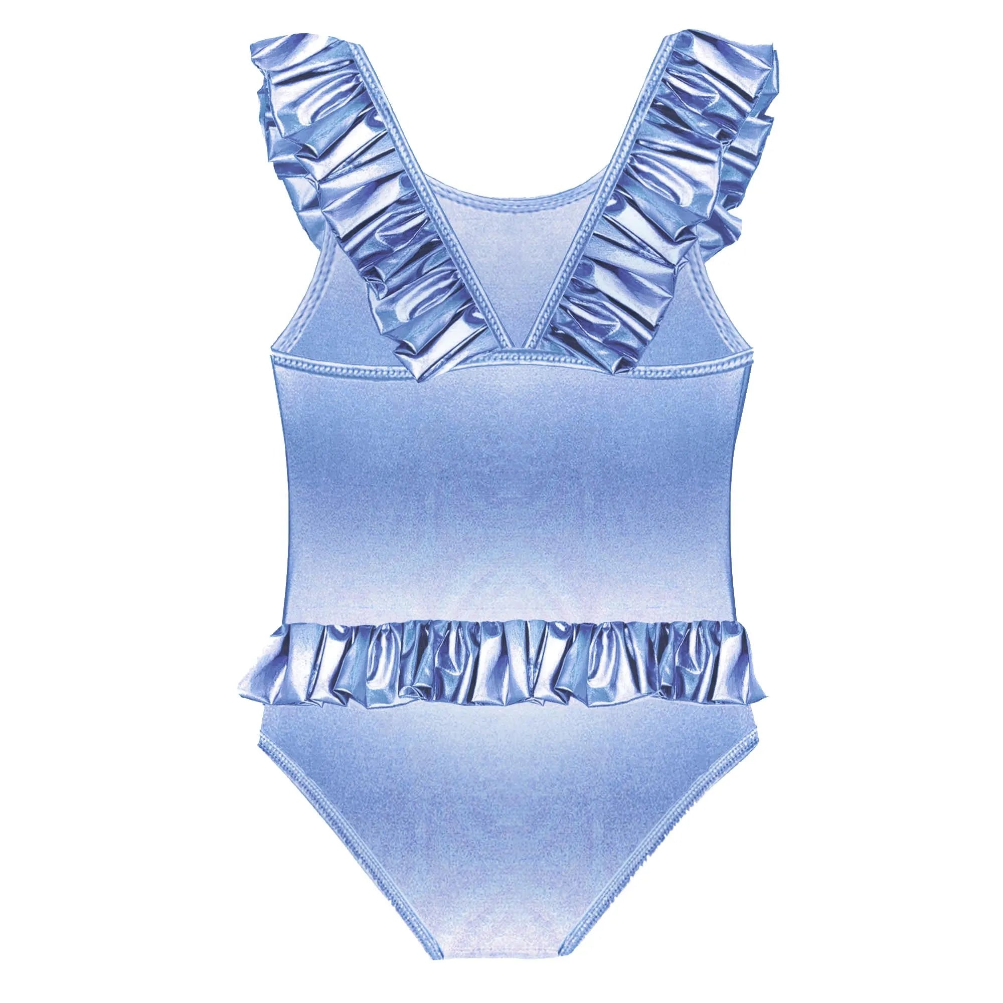 Maillot de bain fille, ciel iridescent | VENUS - Lison Paris
