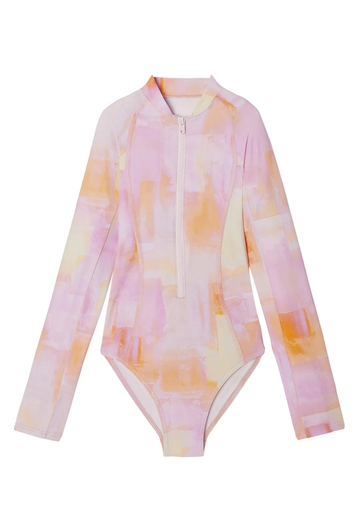 Maillot de bain manches longues anti UV fille, imprimé | KOKOMO SURFER - Lison Paris