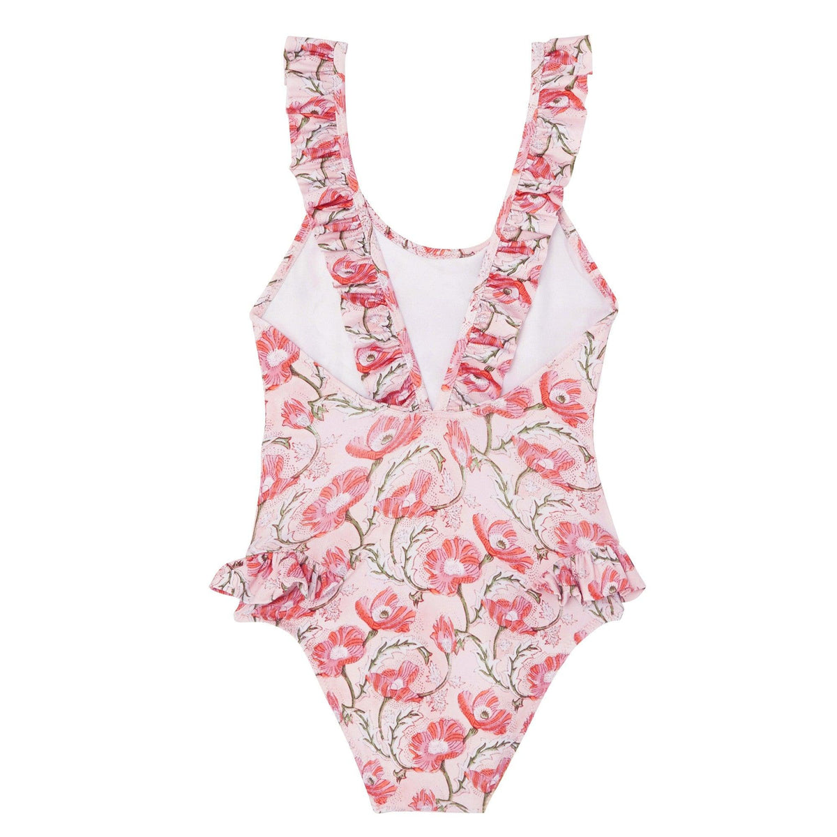 One piece swimsuit for girls, lovely indian floral print