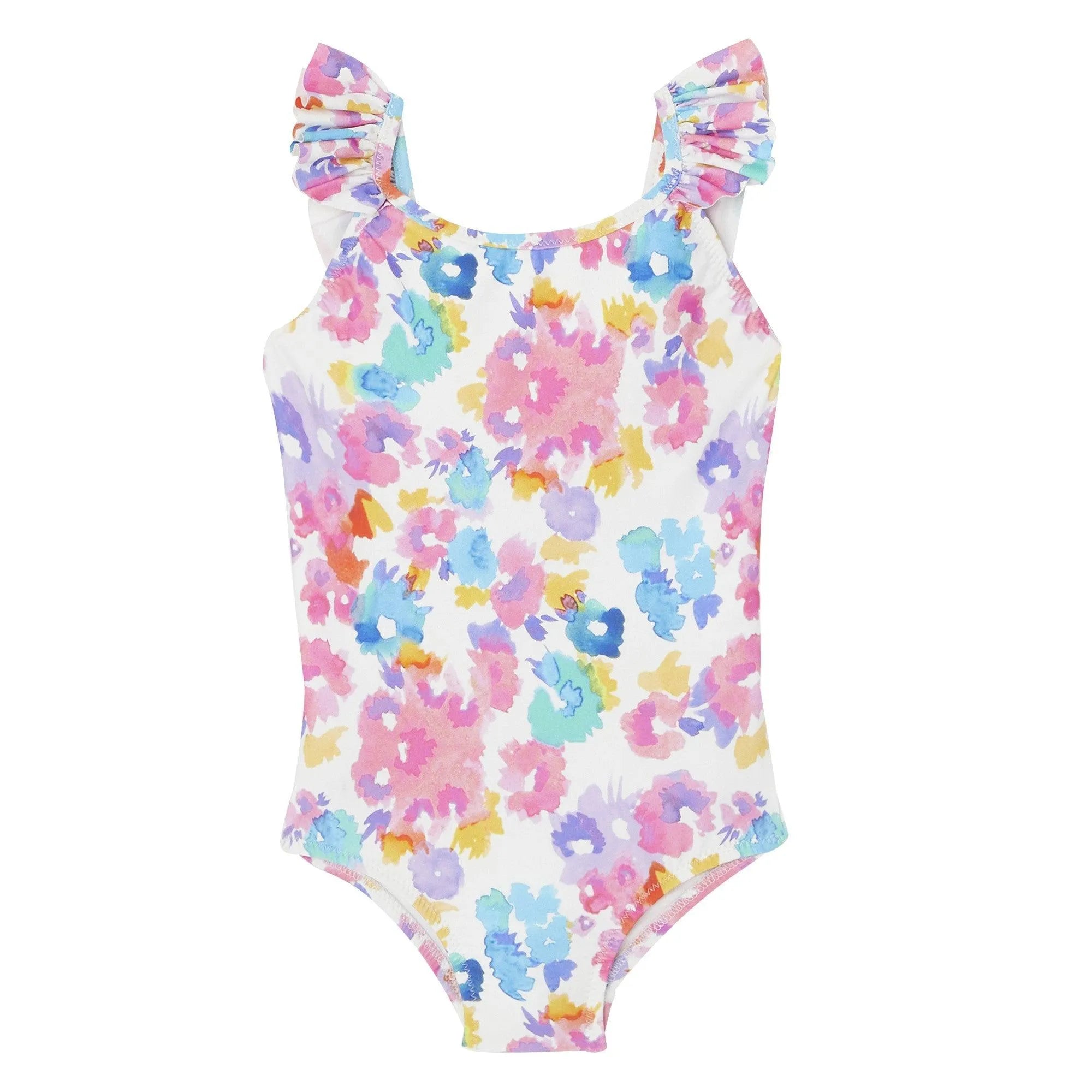 Maillot de bain pour Fille Coquillage Imprimé fleurs Ciel - L'orangerie