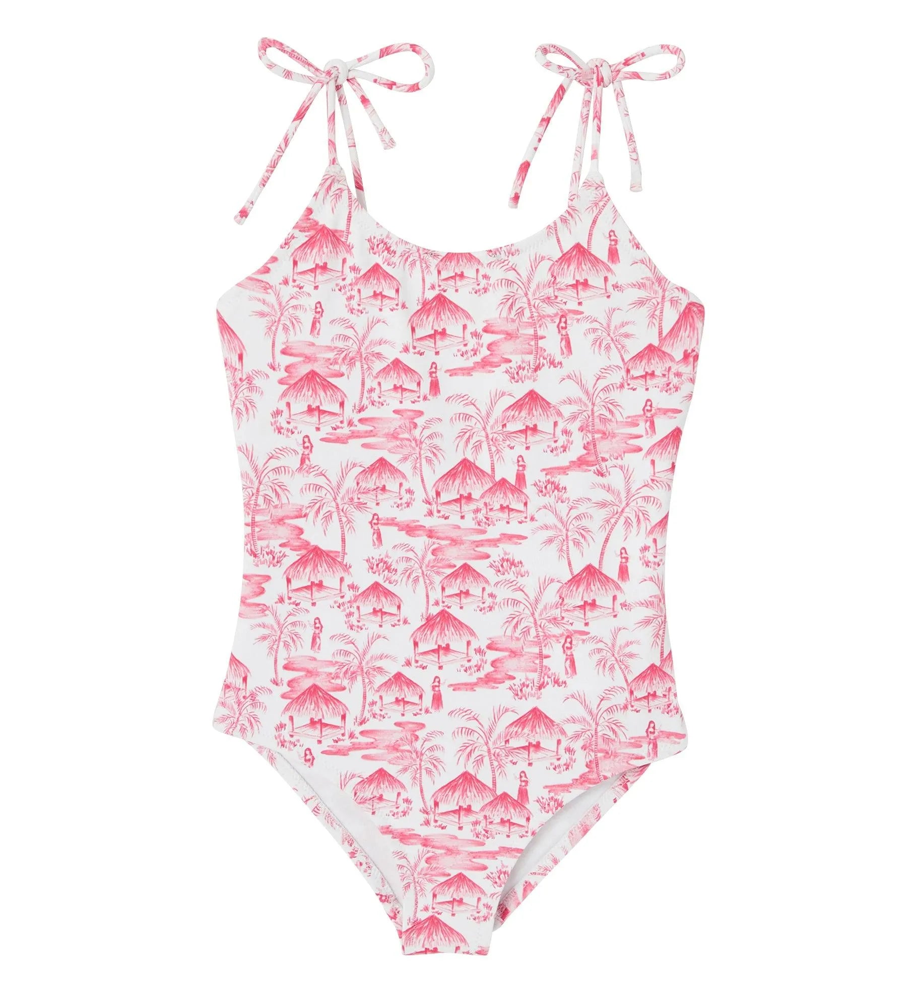 Maillot de bain une pièce rose | VAHINE 1P - Lison Paris
