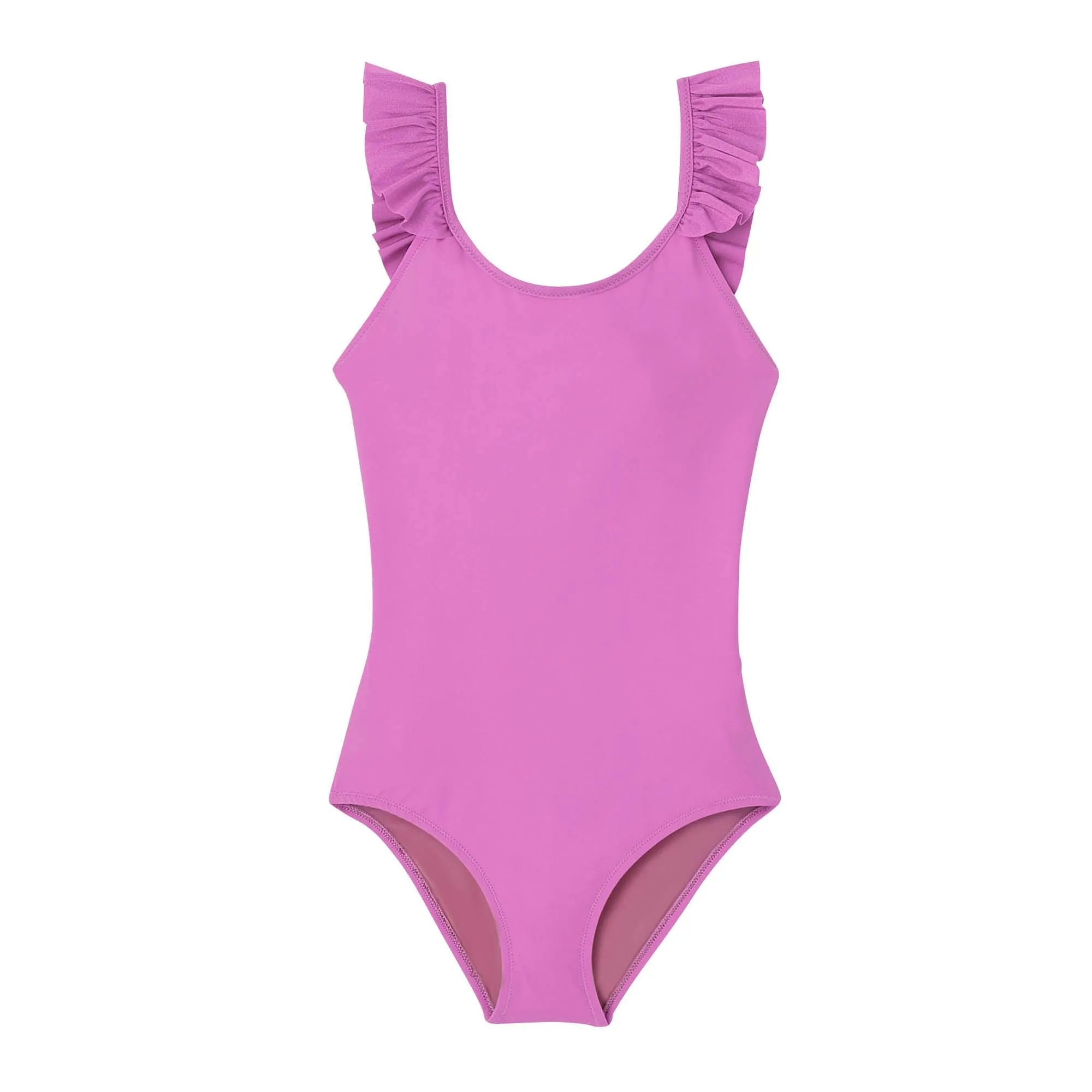 Maillot une pièce fille anti UV, violet| BORA BORA 1P - Lison Paris