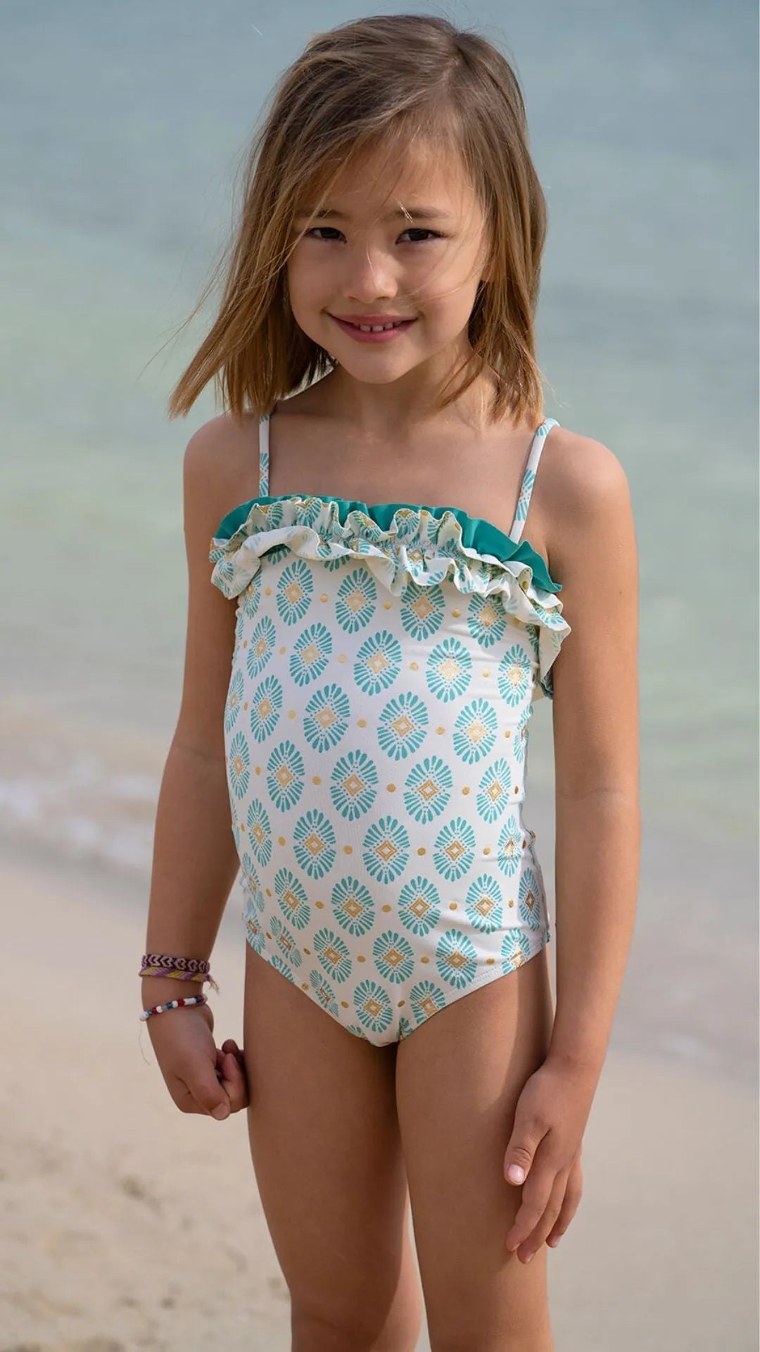 Maillot une pièce fille | PONDICHERY 1P - Lison Paris