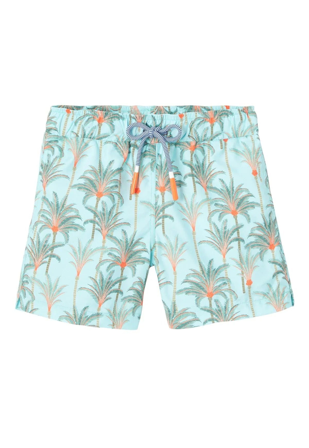 Palm Short de bain garçon, aqua | PALM - Lison Paris
