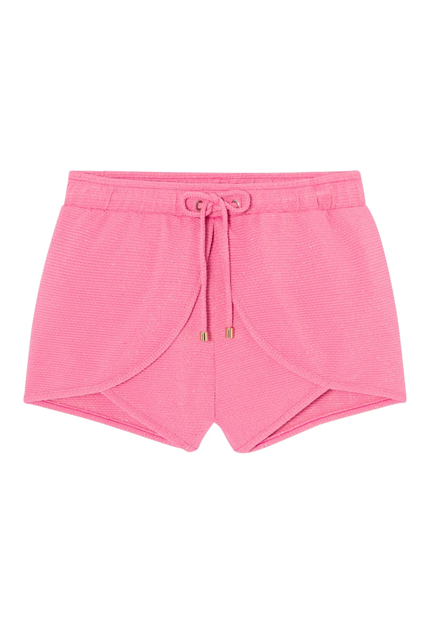 Short de bain fille, rose/or | SHORT BAHAMAS - Lison Paris