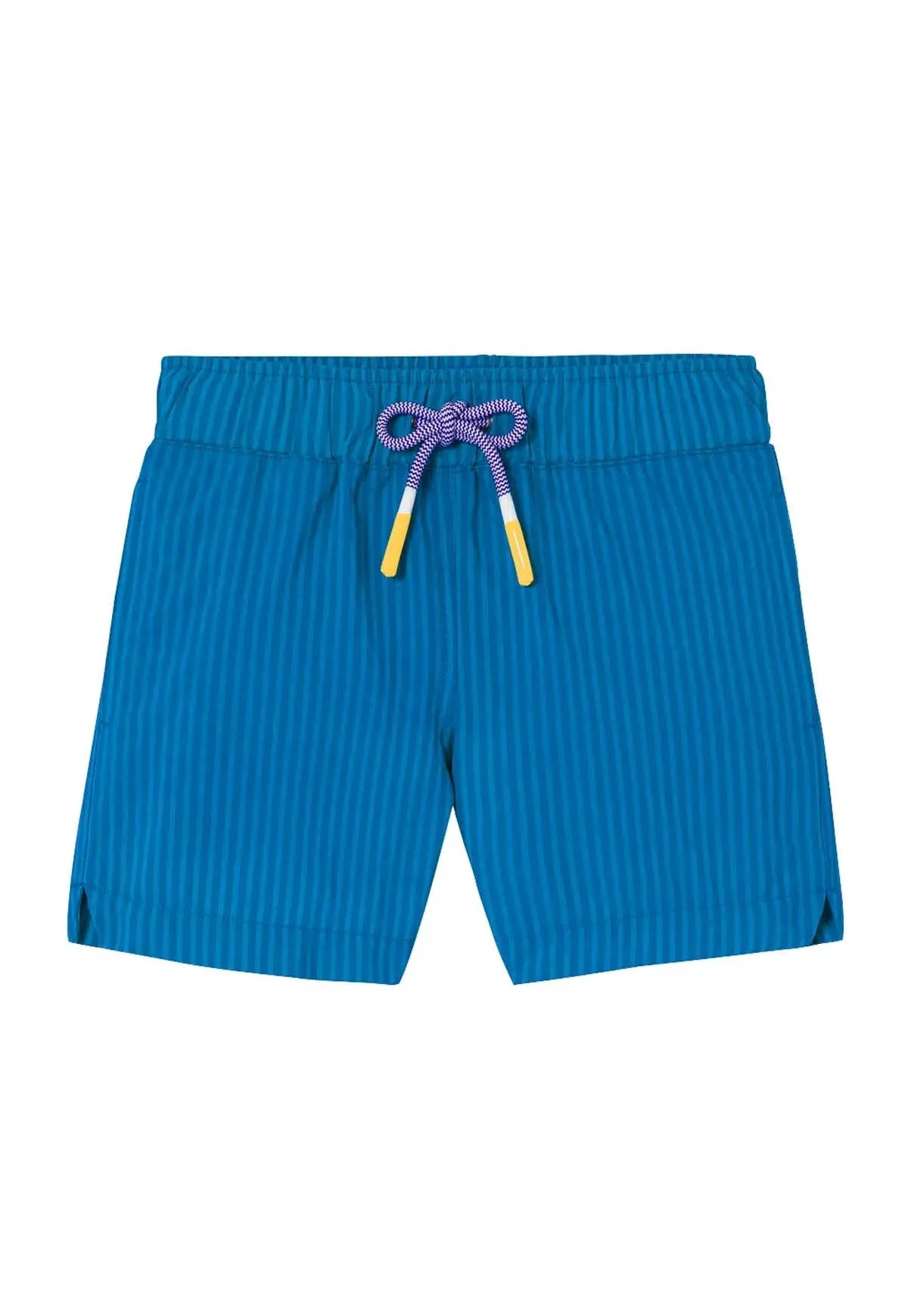 Short de bain garçon, rayures bleues | FIDJI - Lison Paris