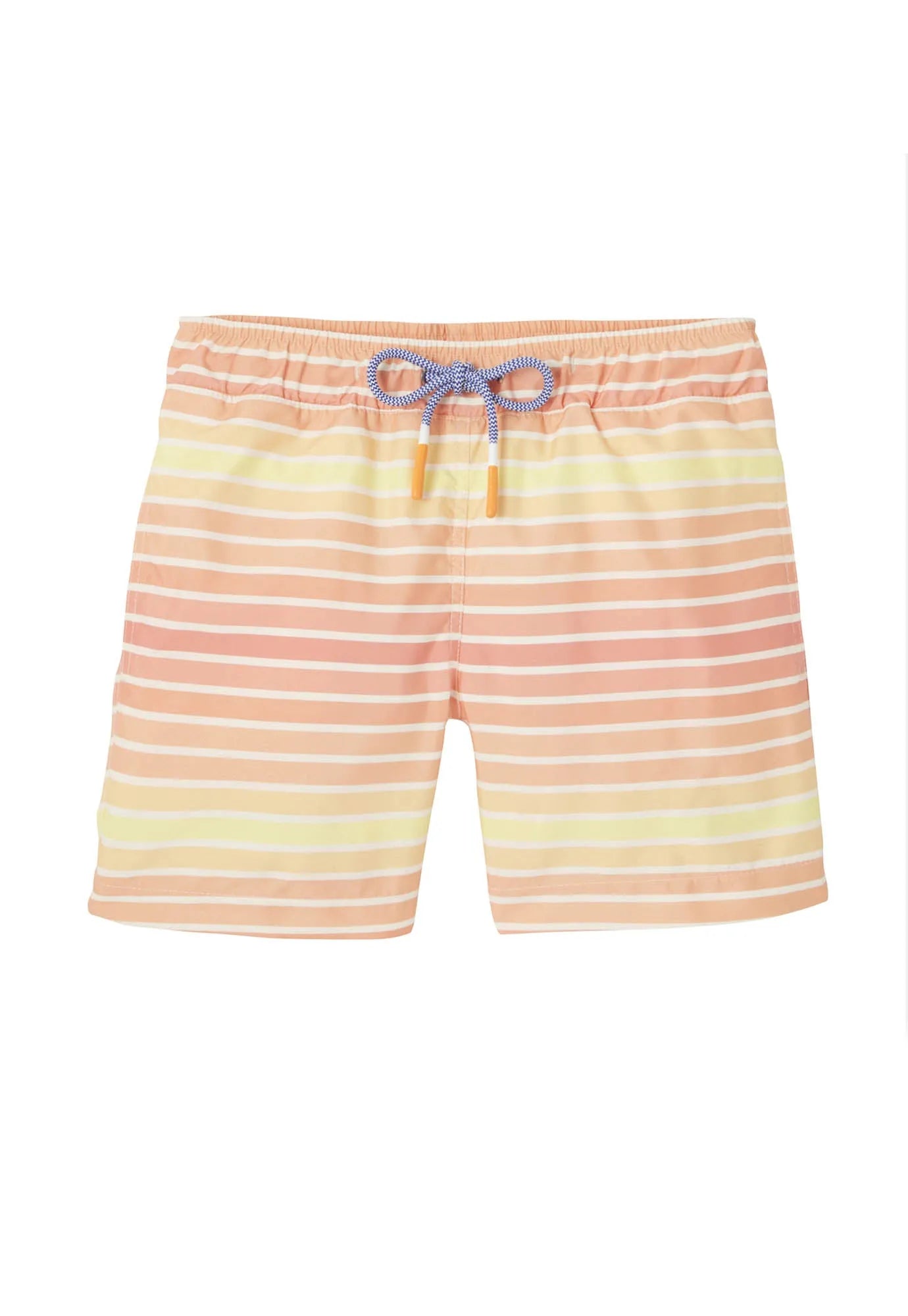 Short de bain garçon rayures orange | SUNRISE - Lison Paris